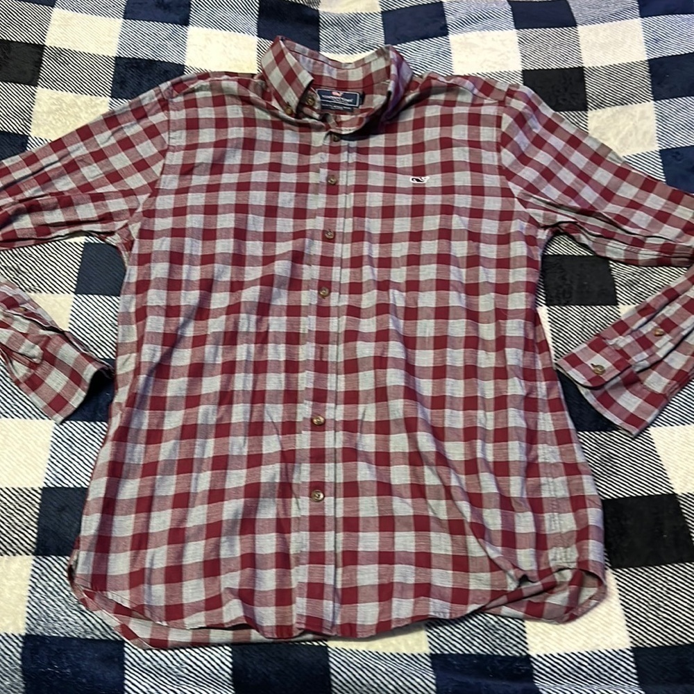 MENS vineyard vines whale shirt sz medium